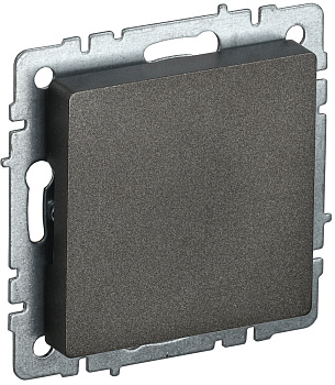 IEK BRITE BASE Темн.бронза Заглушка c суппортом МЗ10-БрТБ