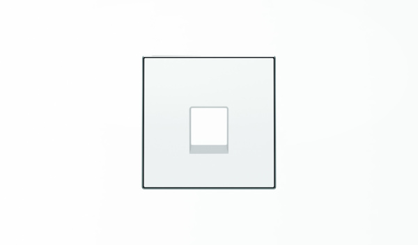 ABB SKY Альпийский белый Накладка для телекоммуникационных розеток типа 8117... и/или 8118… 2CLA851700A1101