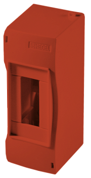 Hegel КМ2020-02 Корпус модульный открытой установки на 1-2 модуля, красный