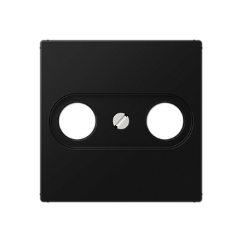 JUNG A Flow/A 550 Черный матовый Крышка для TV розетки A561BFPLTVSWM