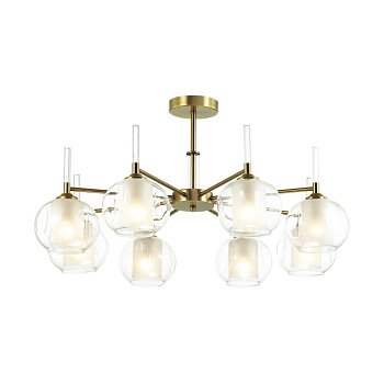 Lumion 4432/8C LN20 151 античный коричневый, стекло Люстра потолочная E14 8*40W 220V HAZEL Lumion 4432/8C LN20 151 античный коричневый, стекло Люстра потолочная E14 8*40W 220V HAZEL