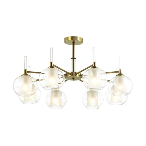 Lumion 4432/8C LN20 151 античный коричневый, стекло Люстра потолочная E14 8*40W 220V HAZEL Lumion 4432/8C LN20 151 античный коричневый, стекло Люстра потолочная E14 8*40W 220V HAZEL