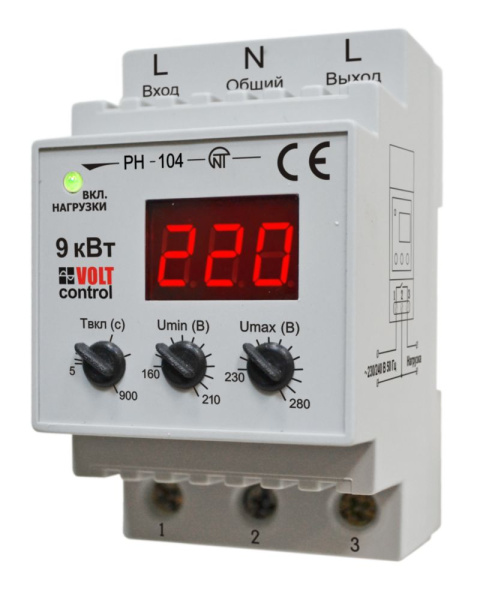 Купить Новатек Реле напряжения РН-104