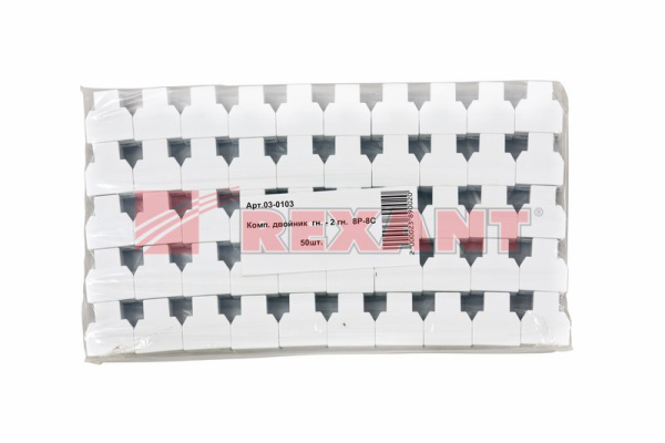 Купить Компьютерный двойник (гнездо - 2 гнезда) 8Р-8С Rexant 03-0103