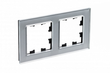 Systeme Electric AtlasDesign Nature Стекло алюминий Рамка 2-ая