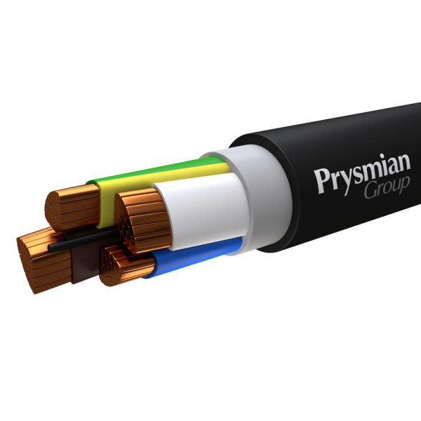 Кабель силовой с ПВХ изоляцией ВВГнг(А) -LS 4x95 мс(N) ч РЭК-Prysmian 1504140106