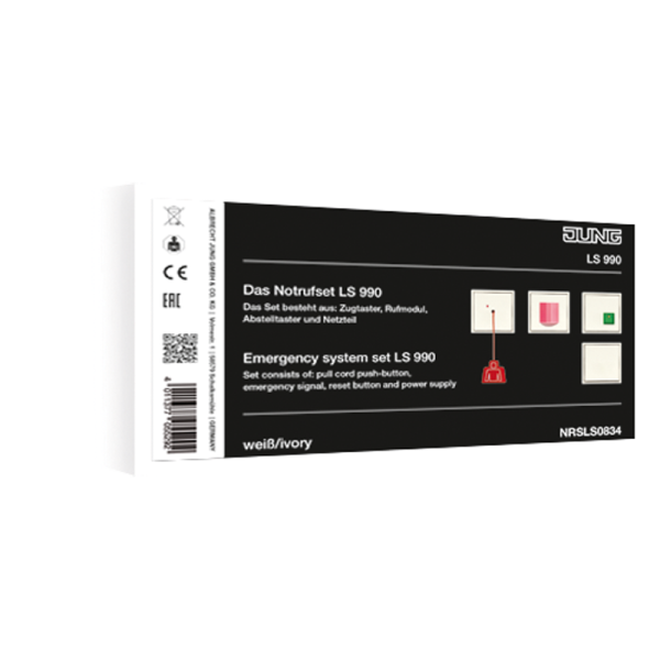 JUNG система  экстренного вызова, слоновая кость NRSLS0834