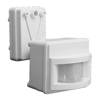 Jazzway Датчик движения PMS-IR 017 1200Вт 120° 2-12м WH IP44a .5012998