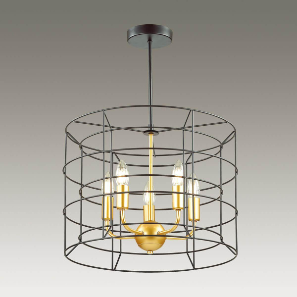 Купить Lumion 4410/5 LN19 134 черный, золотой Люстра потолочная E14 5*40W 220V RUPERT