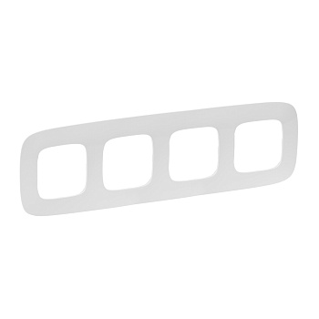 Legrand Valena ALLURE Белая Рамка 4-ая 754304