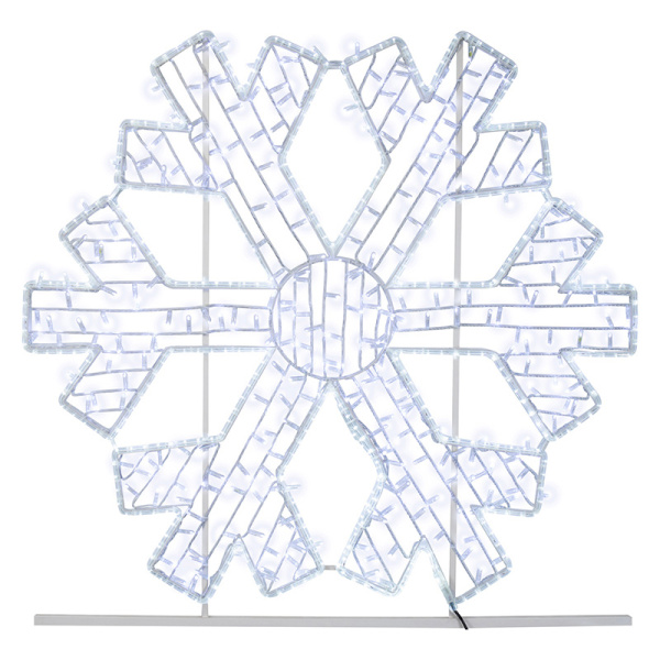 NEON-NIGHT Фигура световая «Снежинка» 125х120 см, 200 LED, IP65, цвет свечения белый 501-359
