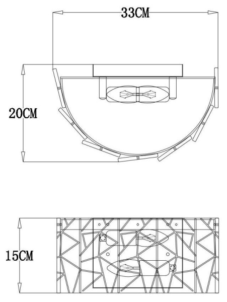 Купить Arte Lamp A1222AP-2CC Бра с одним плафоном
