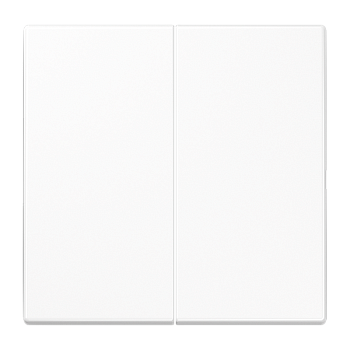 JUNG LS 990 Белая Накладка светорегулятора 2-х канального нажимного LS1565.07WW