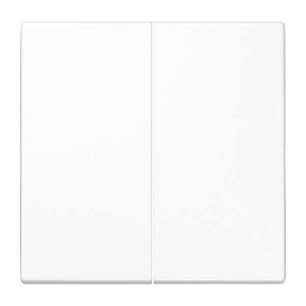 JUNG LS 990 Белая Накладка светорегулятора 2-х канального нажимного LS1565.07WW