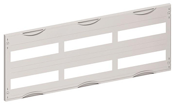 ABB Пластрон с прорезями 3ряда/2 рейки AS32