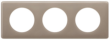 Legrand Celiane Кофейный глянец Рамка 3-я (2+2+2 мод) 066613