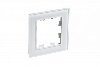 Systeme Electric AtlasDesign Nature Стекло белый Рамка 1-ая