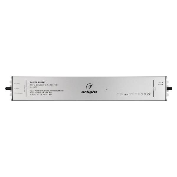 Купить Arlight Блок питания ARPV-LG48400-LINEAR-PFC (48V, 8.33A, 400W) (IP67 Металл, 5 лет) 036959