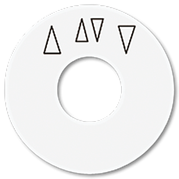 JUNG диск со шкалой, белый SKS1234.10WW