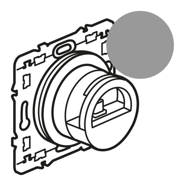 Legrand Celiane2 Титан Накл. д/смартфона Титан 068524