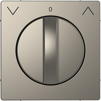 SE Merten D-Life Никель Накладка центральная для поворотного мех-ма рольставней MTN3875-6050