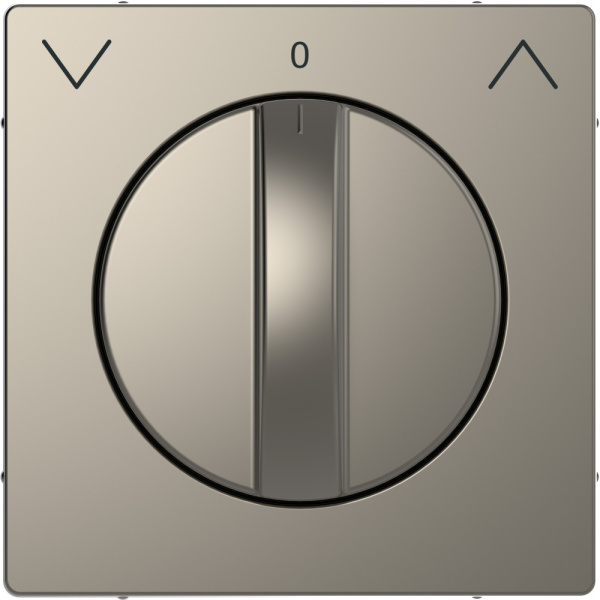 SE Merten D-Life Никель Накладка центральная для поворотного мех-ма рольставней MTN3875-6050