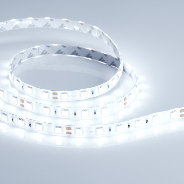 Купить Arlight Светодиодная лента RTW 2-5000SE 24V Cool 2x (5060, 300 LED, LUX) (14.4 Вт/м, IP65) 016847