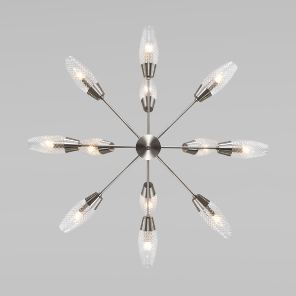 Купить Eurosvet 60140/12 Светильник потолочный сатин-никель a055498