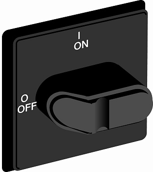 ABB OHBS1PH Ручка управления для рубильников дверного монтажа OT16..40FT черная 1SCA105211R1001