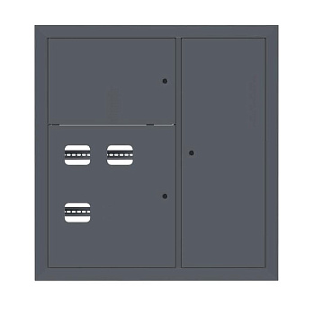 Щит этажный 3 кв. RAL7016 (1000х950х150) EKF PROxima