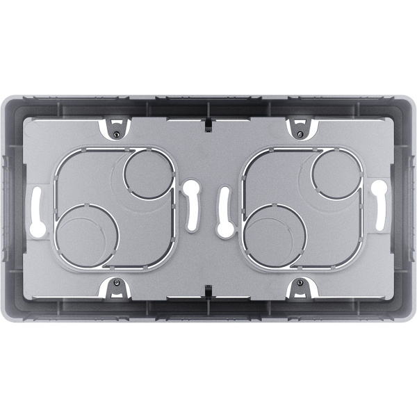 Купить Legrand INSPIRIA Алюминий Коробка накладного монтажа - 2 поста 673992