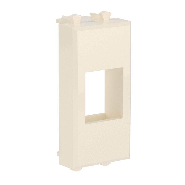 Купить DKC Адаптер без шторки для Keystone, "Avanti", "Ванильная дымка", 1 модуль