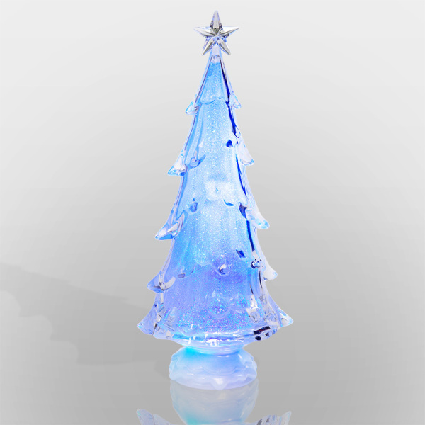 NEON-NIGHT Фигура на подставке "Елочка со звездой" 37 см 513-026