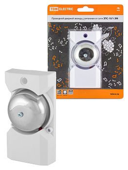 TDM Звонок ЗПС-10/1-ЭМ (пров., в сеть, без кн.) SQ1901-0016