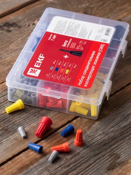 Купить EKF PROxima Набор СИЗ ( СИЗ-1 40шт, СИЗ-2 40шт, СИЗ-3 50 шт, СИЗ-4 15шт, СИЗ-5 10шт, Бита-2шт)