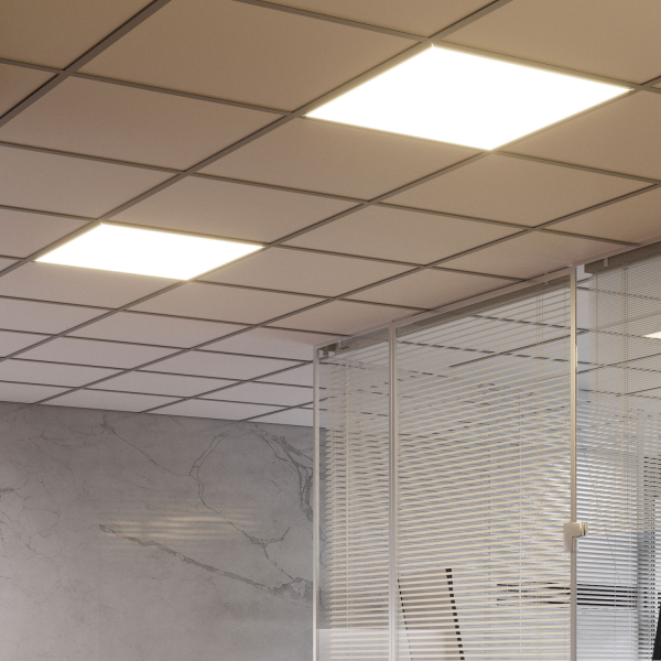 Купить Gauss Светильник офисный MiR 35W 3500lm 4000K IP40 595*595*50мм призма с БАП LED G1-A0-00070-01GA3-2003540