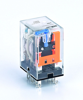 Dekraft Промежуточное реле 2 конт. с LED инд. и TEST функ. 5А 24В DC ПР-102