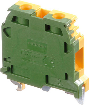 ABB M10/10.P Entrelec Клеммник винтовой до 10 мм.кв.зеленый земля 1SNA165115R1000