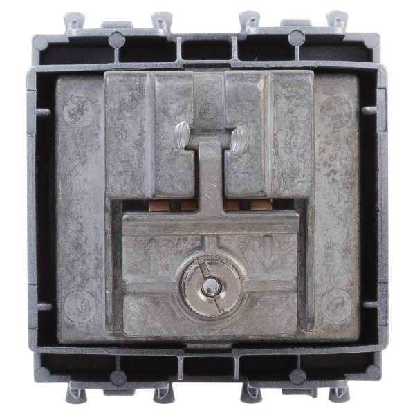 Купить DKC Розетка TV-FM-SAT модульная, "Avanti", "Закаленная сталь", 2 модуля