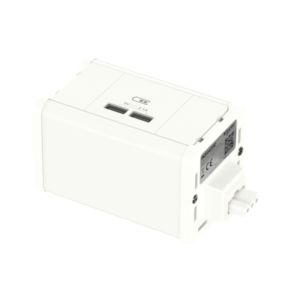 SE Unica System+ Блок 2xUSB типа A/А БЕЛЫЙ INS44200