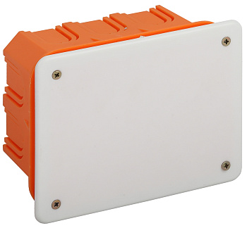 ЭРА Коробка распаячная KRT 120х92х45мм для твердых стен, саморез., крышка IP20 (98/882)