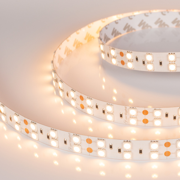 Купить Arlight Светодиодная лента RT-B120-15mm 24V Warm2700 (28.8 W/m, IP20, 5060, 5m) (Открытый) 011259(2)