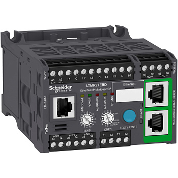 SE TeSys T Реле Ethernet TCP/IP 1.35-27A 24VDC LTMR27EBD