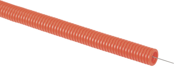 IEK ELASTA Труба гофрированная ПНД d16 с зондом оранжевая (50м)