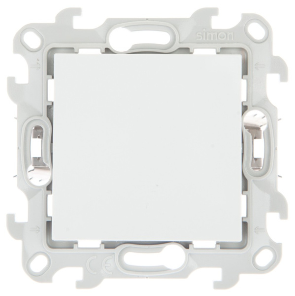 Simon 24 Белый Одноклавишный переключатель Push&Go 2420201-030
