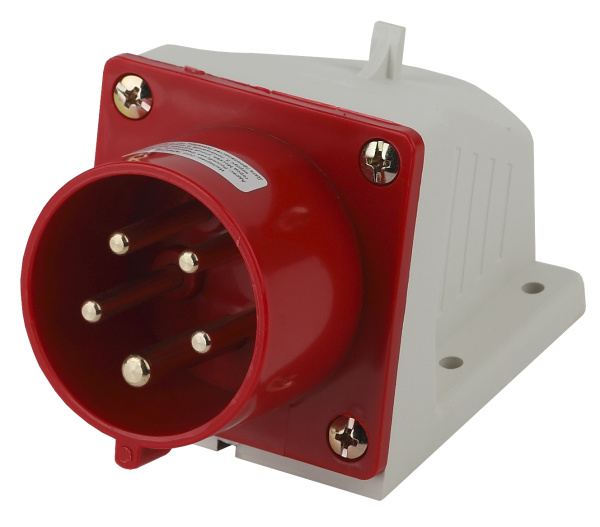 ЭРА VS-16-3P-PE-N-IP44 Вилка стационарная 515 3Р+РЕ+N 16А 380В