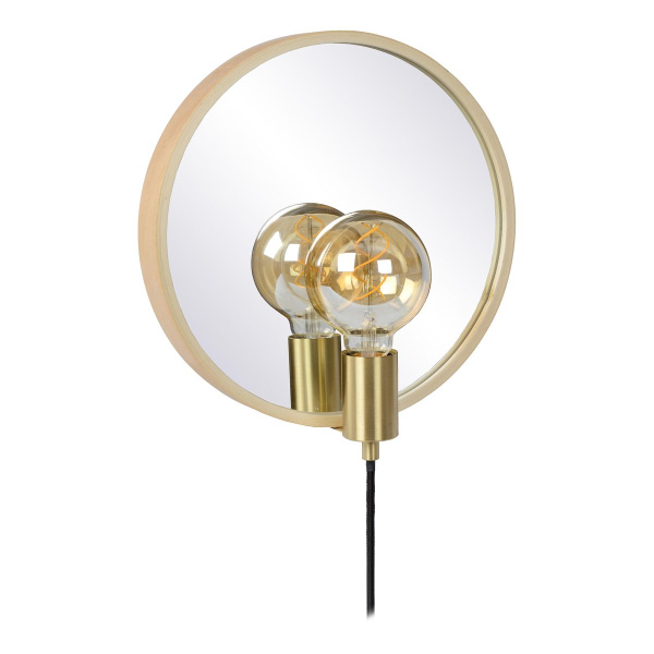 Lucide REFLEX Mirror light 1xE27 Light wood 36213/31/72