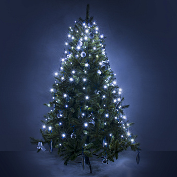 Eurosvet Гирлянда Занавес 200-003 белый 0,45*1,5м IP20 a049839