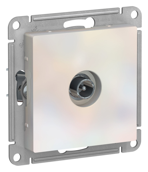 Купить Systeme Electric AtlasDesign Жемчуг Розетка TV проходная 4DB, механизм