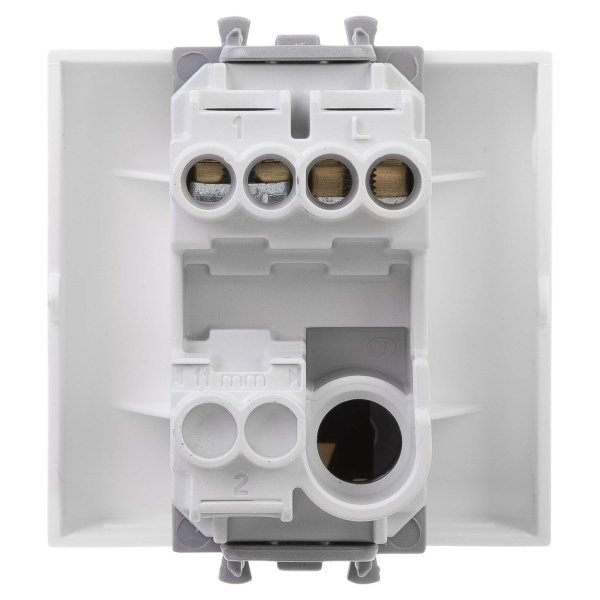 Купить DKC Кнопка одноклавишная модульная, "Avanti", "Белое облако", 2 модуля